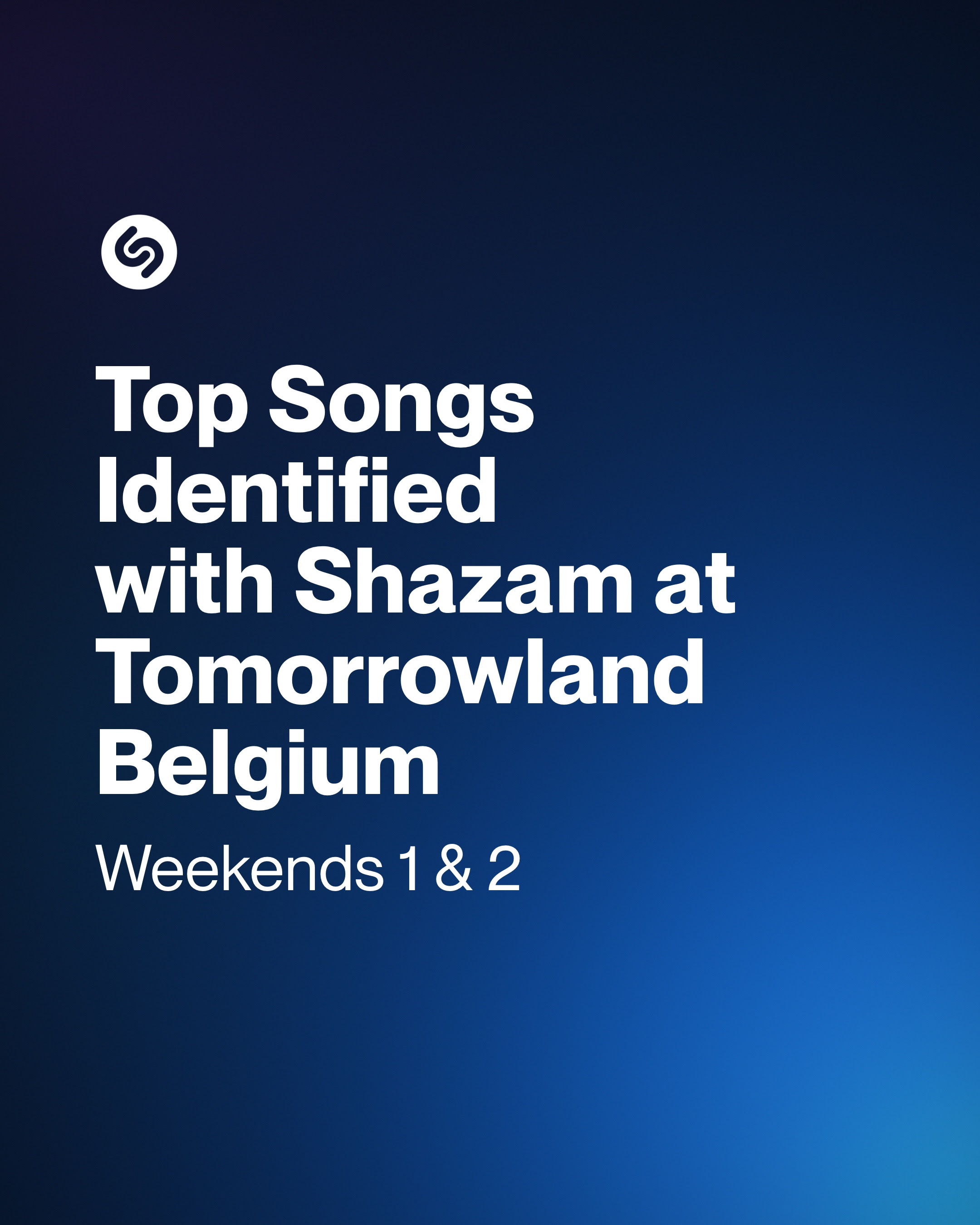Shazam Reveals the Most Identified Songs at Tomorrowland 2026