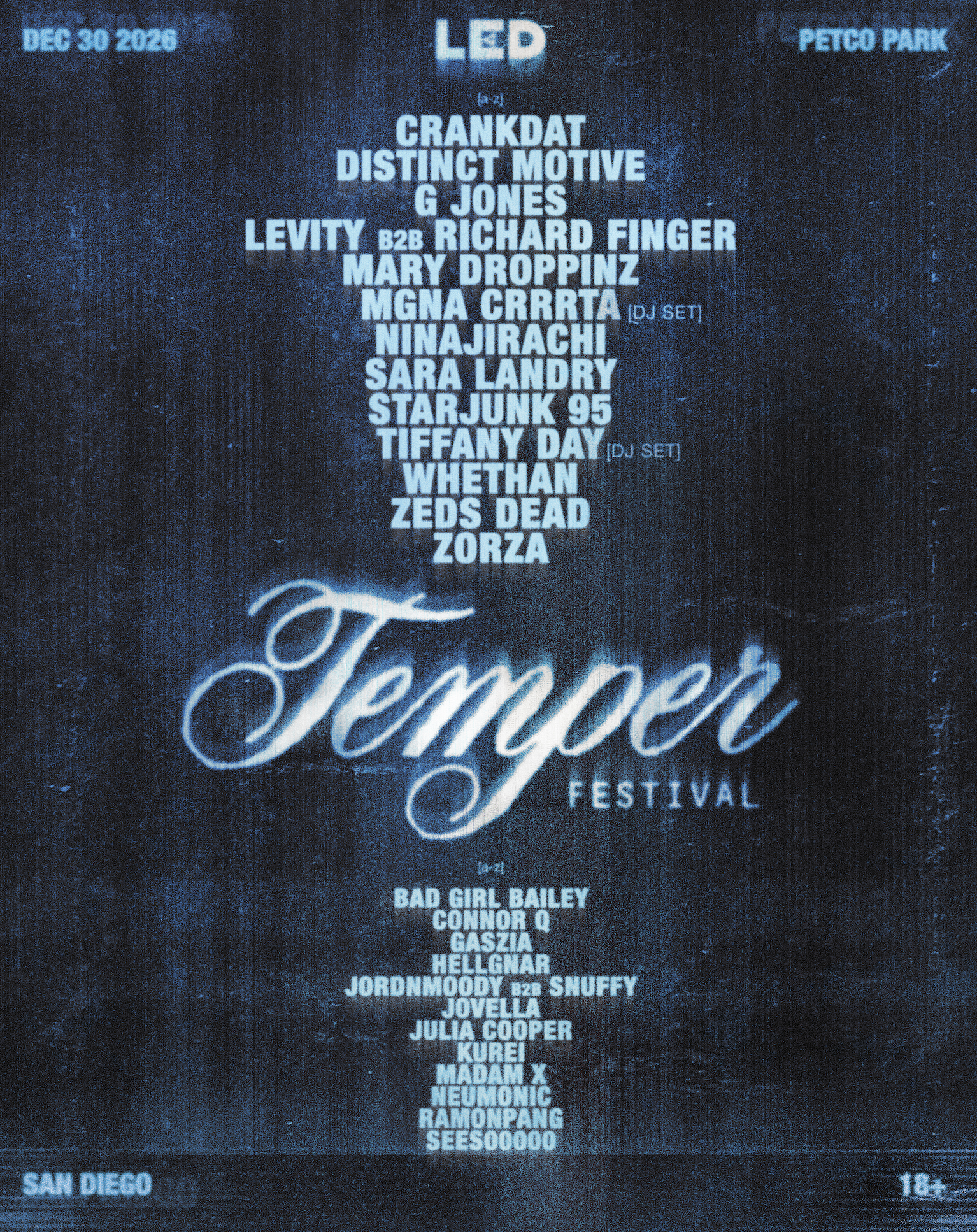 LED Presents Launches Temper Festival