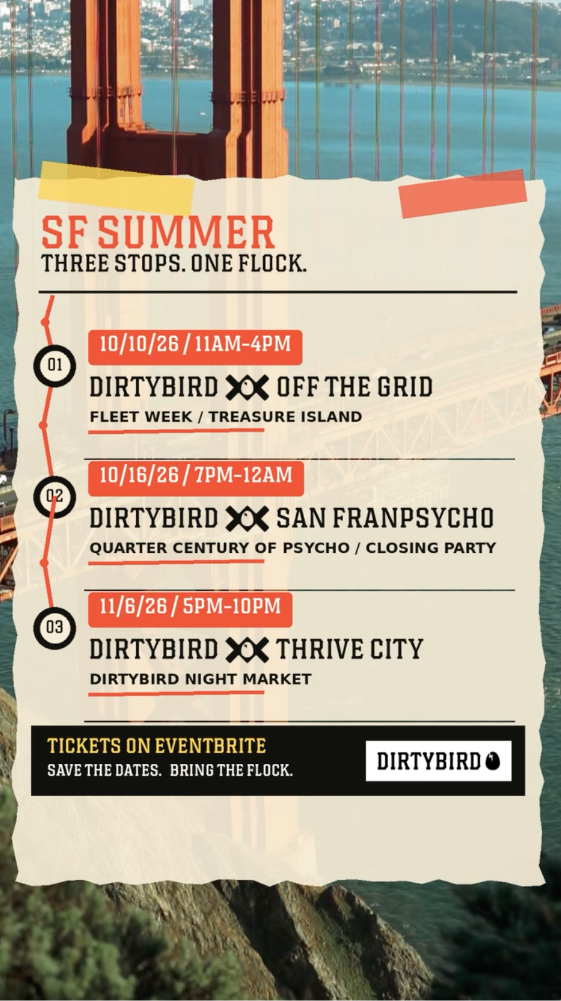 Dirtybird Announces 2026 Fall Flight Plan