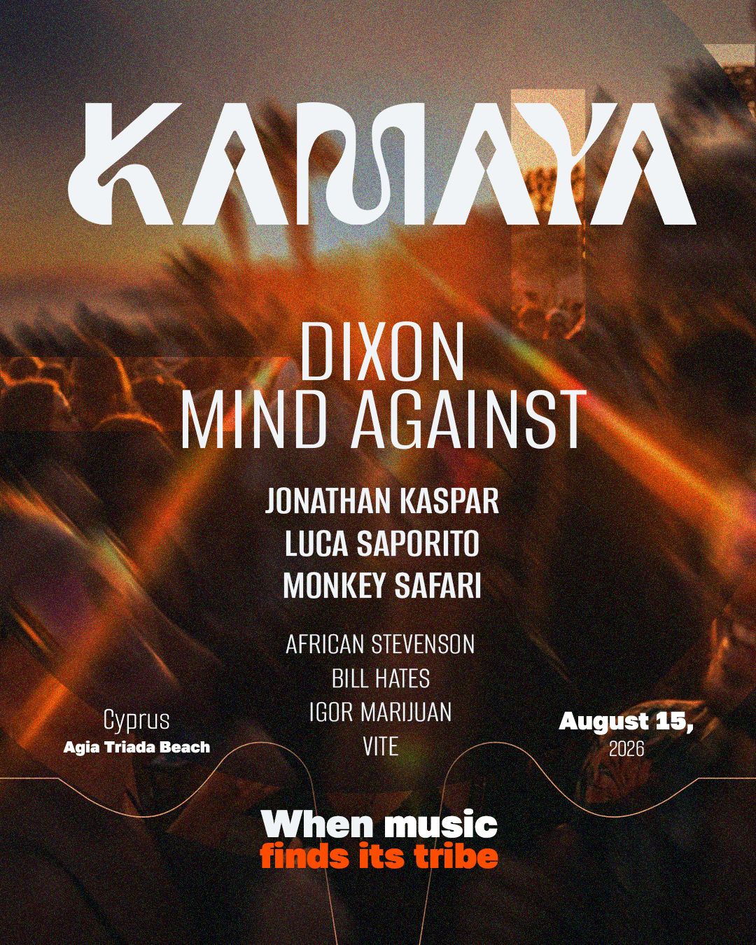 KAMAYA Festival Debuts in Cyprus with Dixon, Mind Against and a Beachfront Electronic Music Experience
