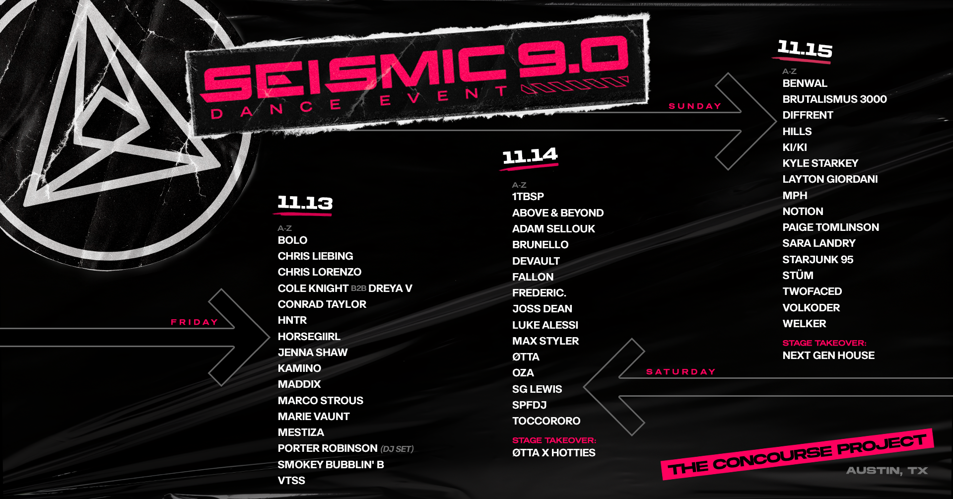 Seismic Dance Event Announces Phase Two Additions for 9.0 Edition