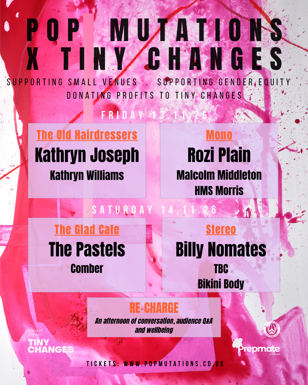 Pop Mutations x Tiny Changes returns with an intimate Glasgow festival