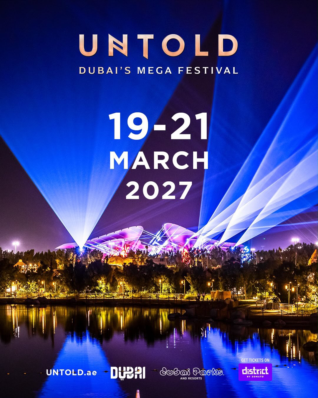UNTOLD, Dubai's First Mega Festival will take place in March 2027