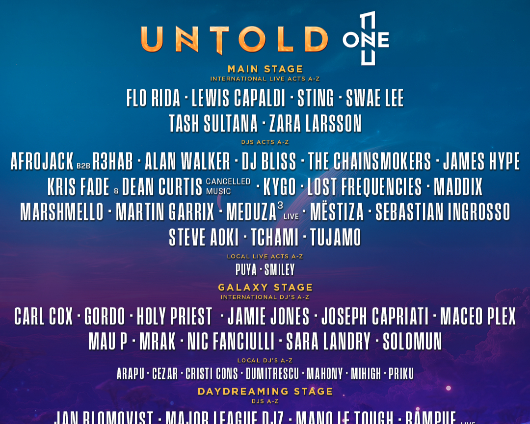 UNTOLD ONE Reveals New Artists Across Its Iconic Stages, Joy Ticket and Blood Network