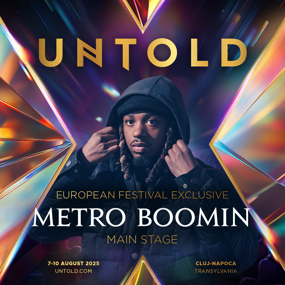 UNTOLD Festival celebrates its 10th-anniversary edition with an exclusive Metro Boomin show alongside Anyma, Armin van Buuren, Martin Garrix, FISHER, Hugel, Adriatique and more
