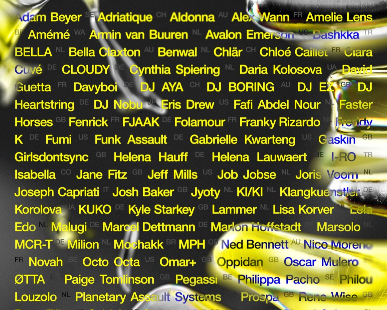 First wave of artists for 30 YEARS ADE