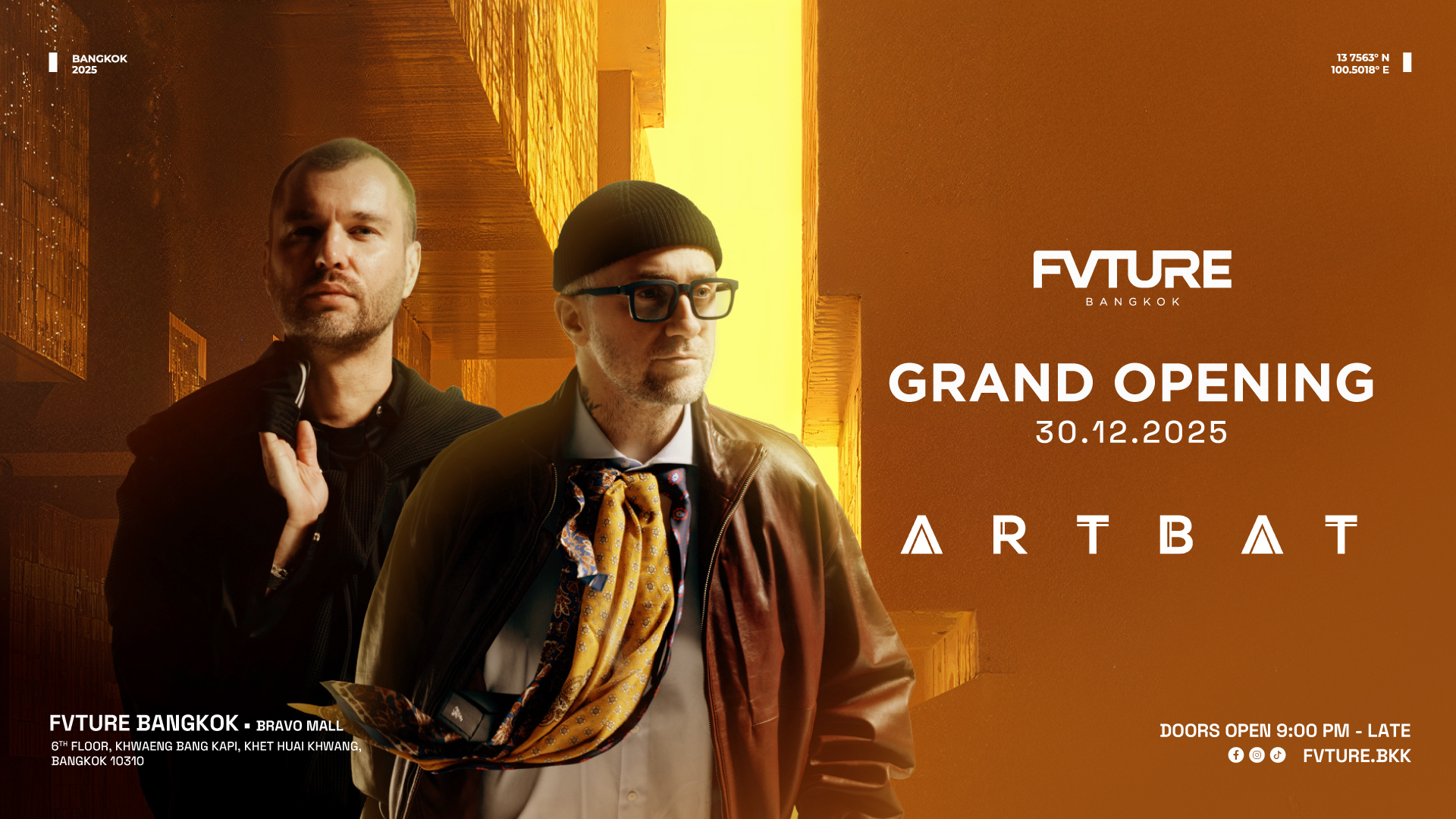 6,000-capacity venue FVTURE Bangkok announces Grand Opening Night