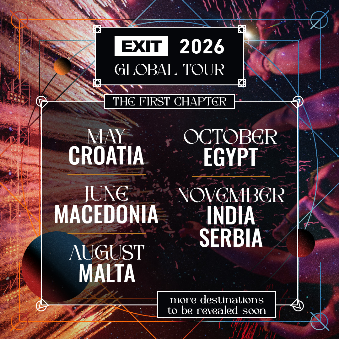 EXIT announces 2026 Global Tour following Government pressure in Serbia - first destinations revealed