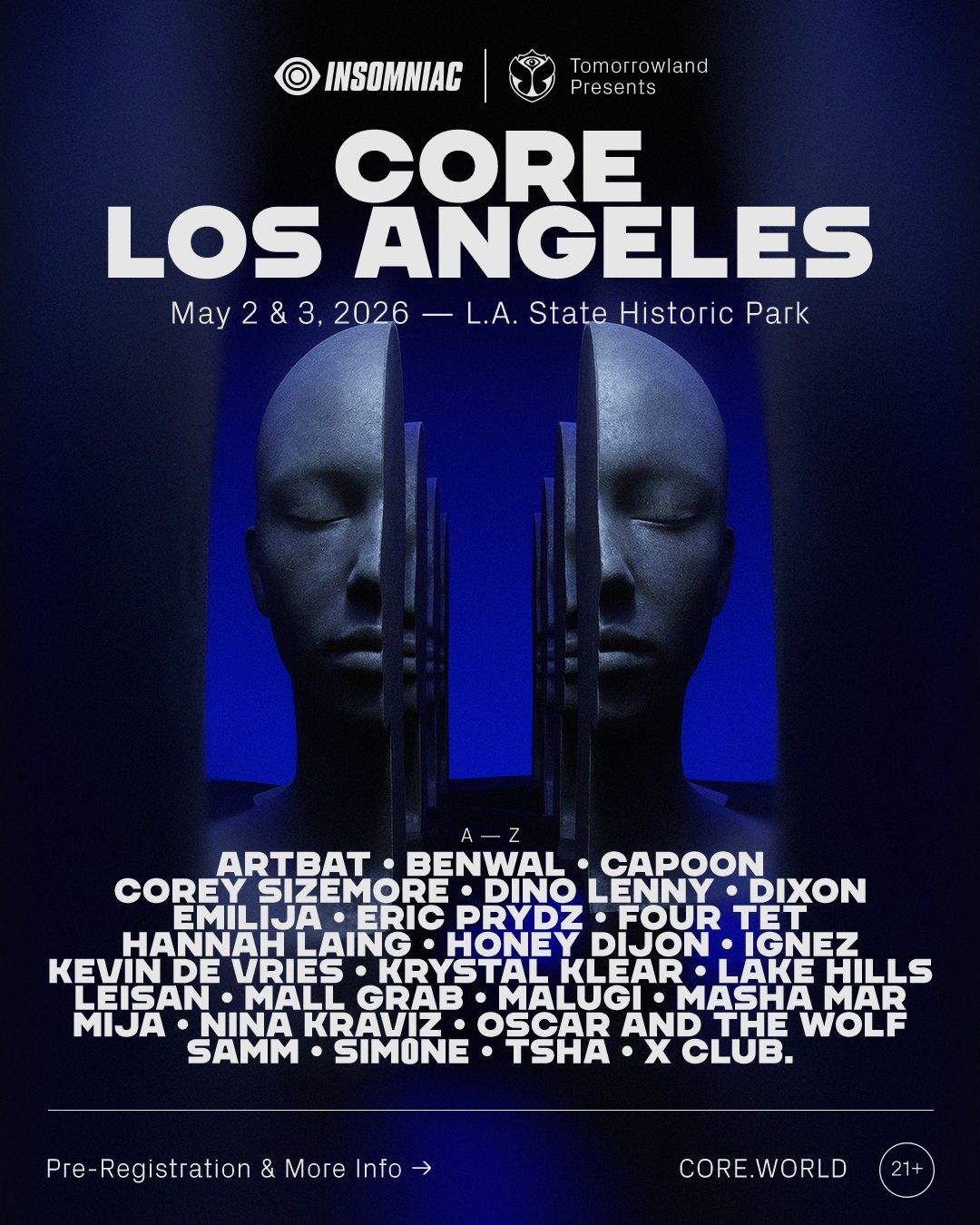 CORE makes its Los Angeles debut in 2026 with Insomniac