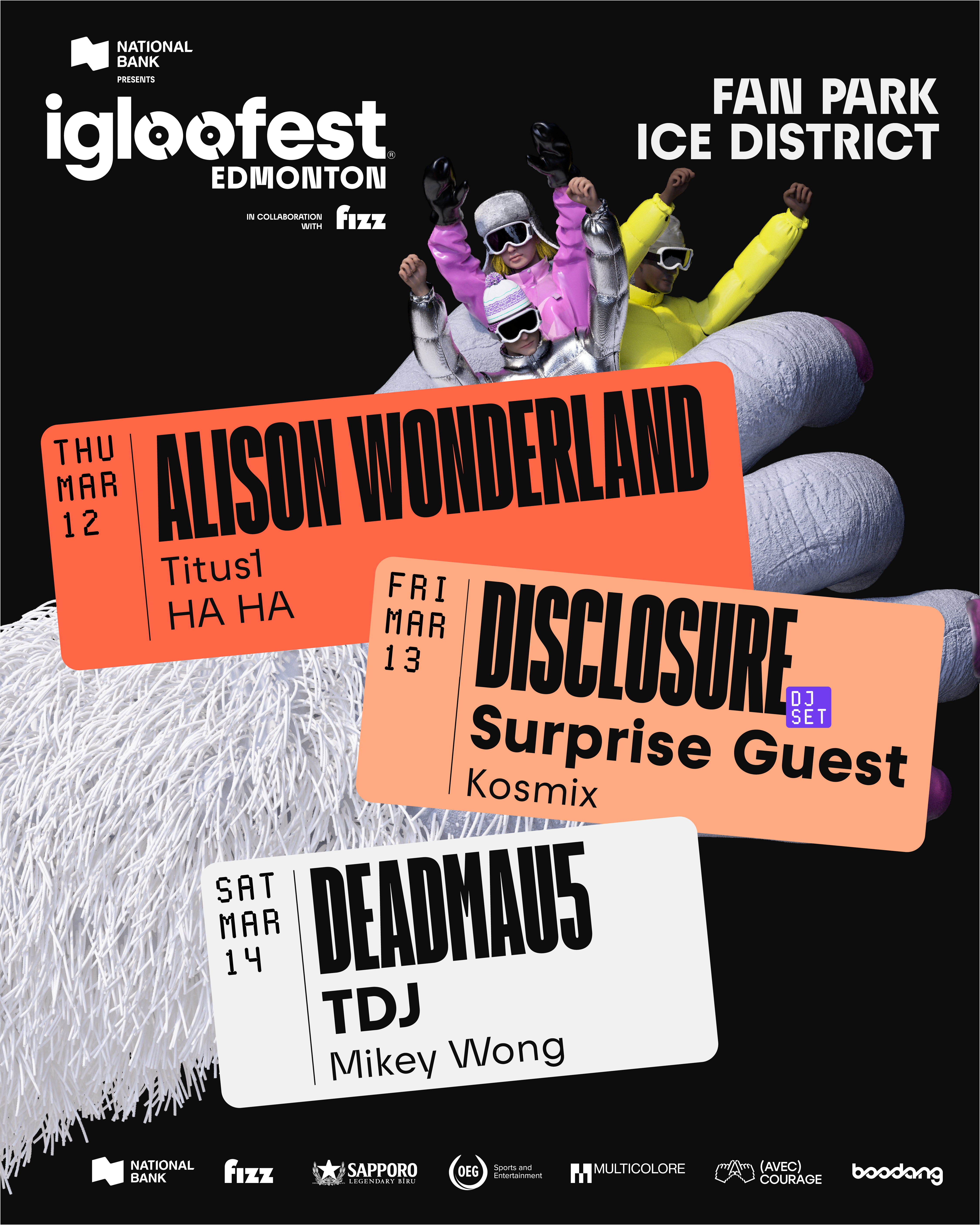 Igloofest Edmonton Announces Lineup for Debut 2026 Edition