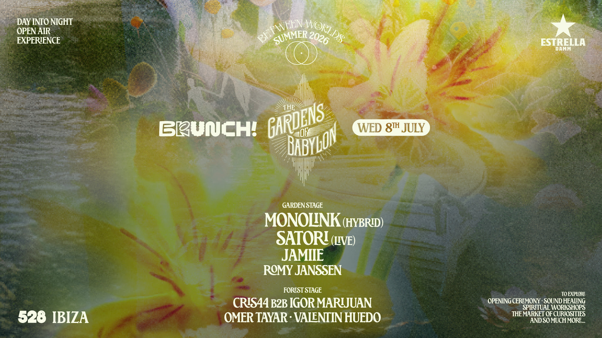 Between Worlds returns to 528 Ibiza this Wednesday 8th July with Monolink and Satori