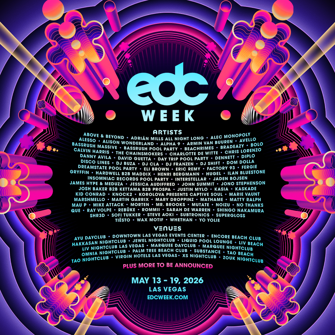 Insomniac Reveals First Phase Of EDC Week Shows In Las Vegas