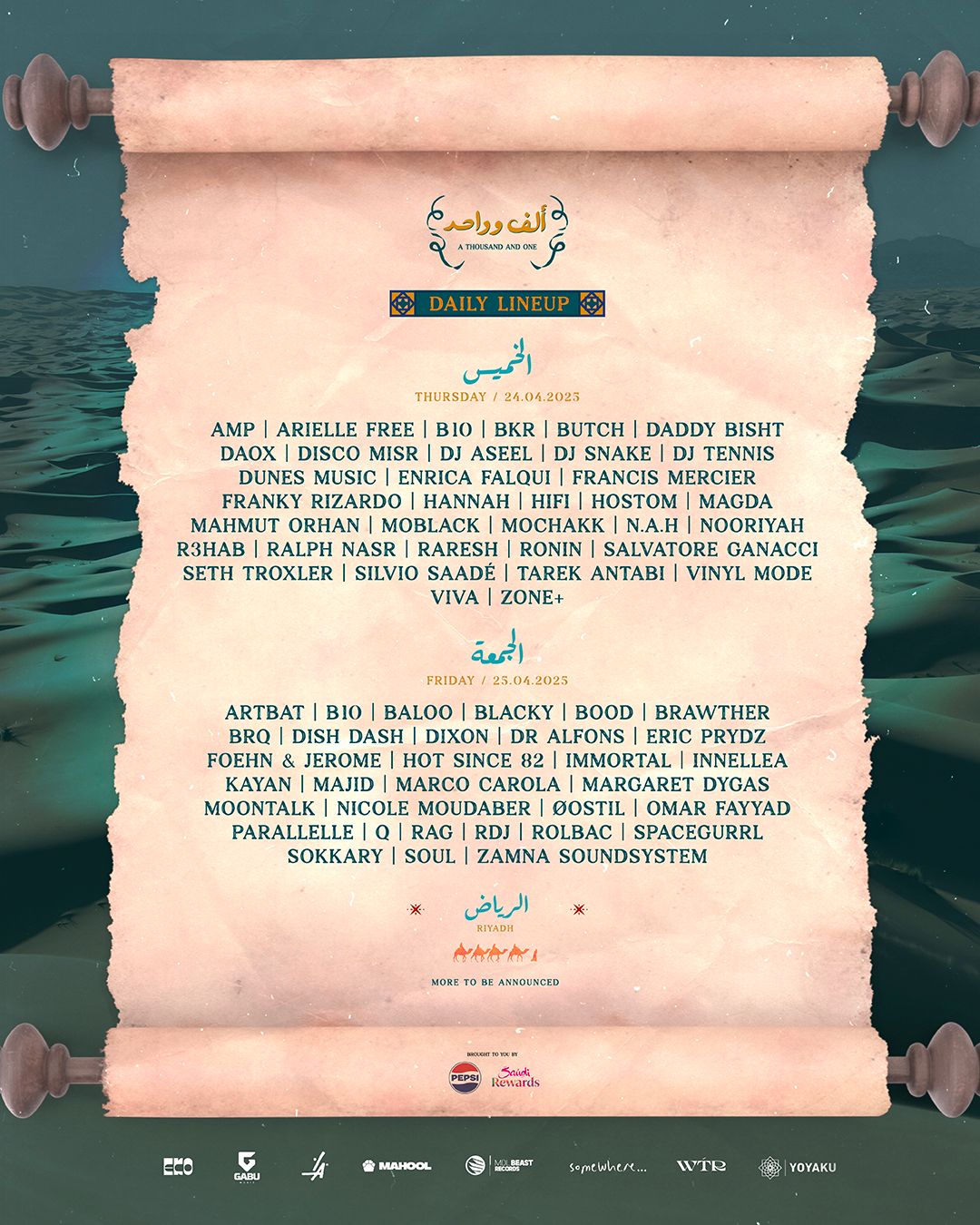 MDLBEAST Reveals Star-Studded Lineup for Debut Edition of 1001 Festival