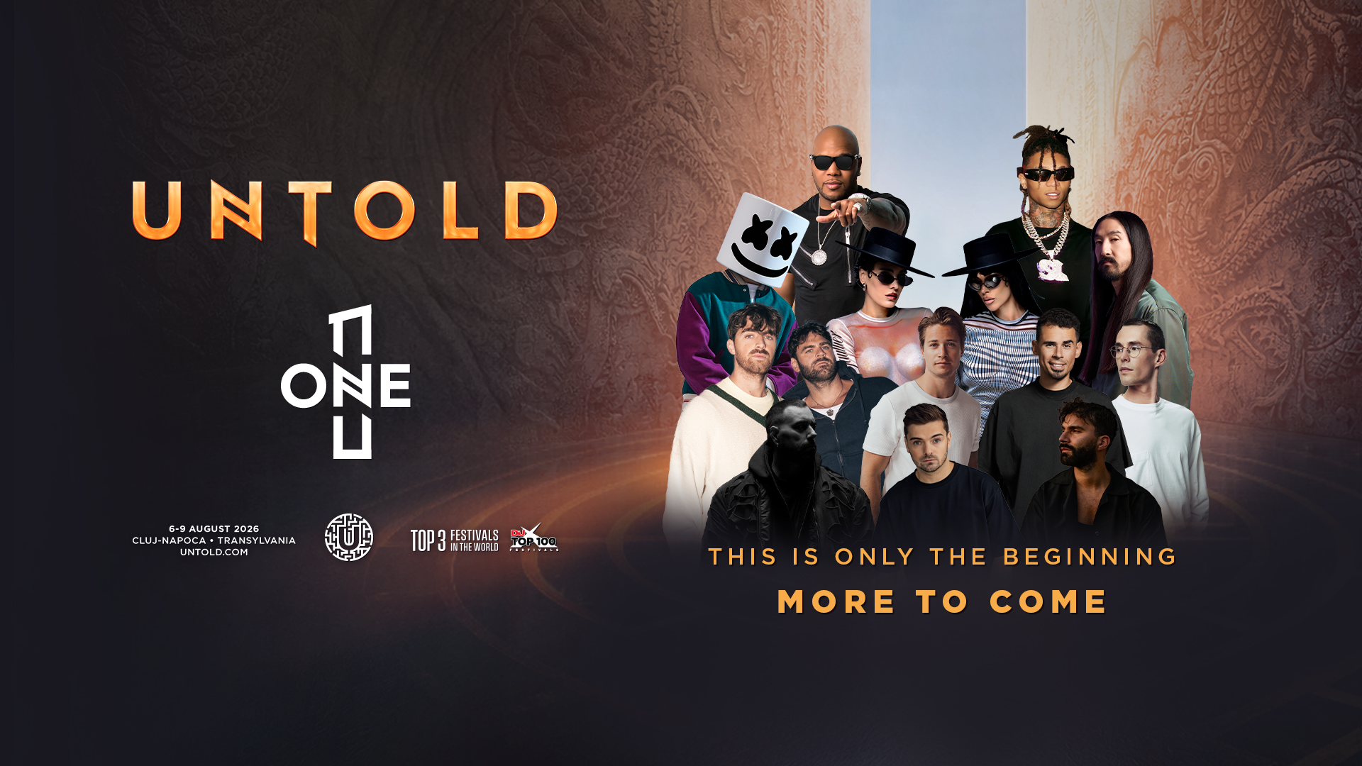 UNTOLD Expands the 2026 Lineup with Martin Garrix, Marshmello, and Afrojack b2b R3hab