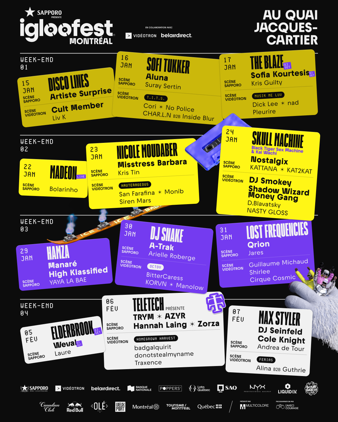 Igloofest Montréal Announces Lineups for 2026 Season