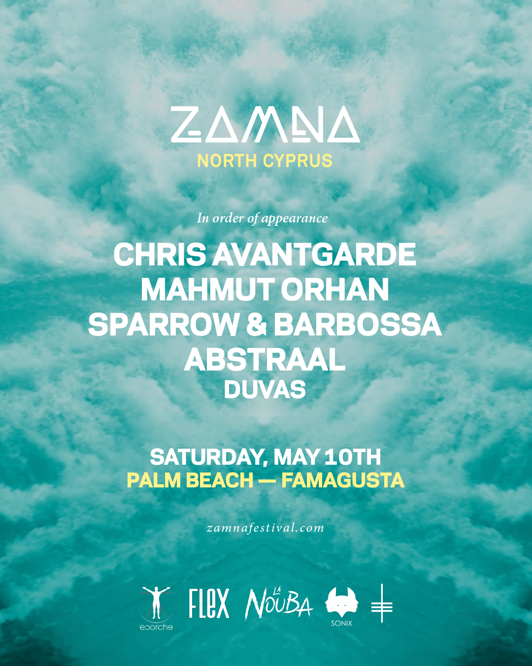 Zamna Festival Lands in North Cyprus for the First Time – May 10 at Palm Beach Famagusta