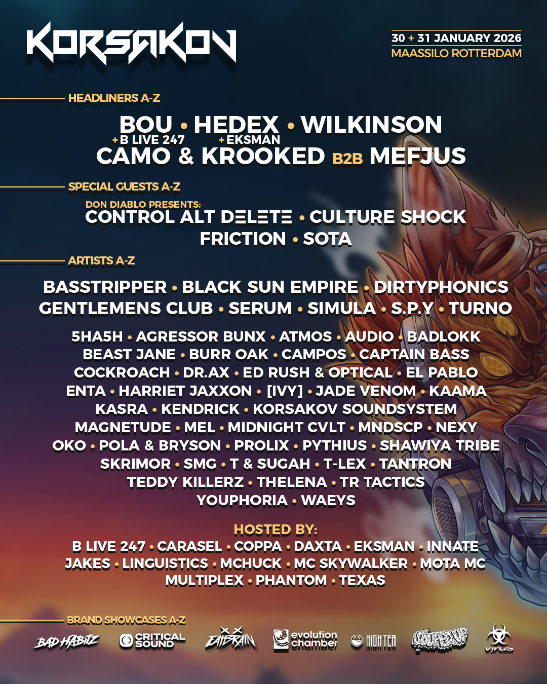 Korsakov Weekender announces 10th anniversary edition with Wilkinson, Bou, Harriet Jaxxon, Hedex + more!