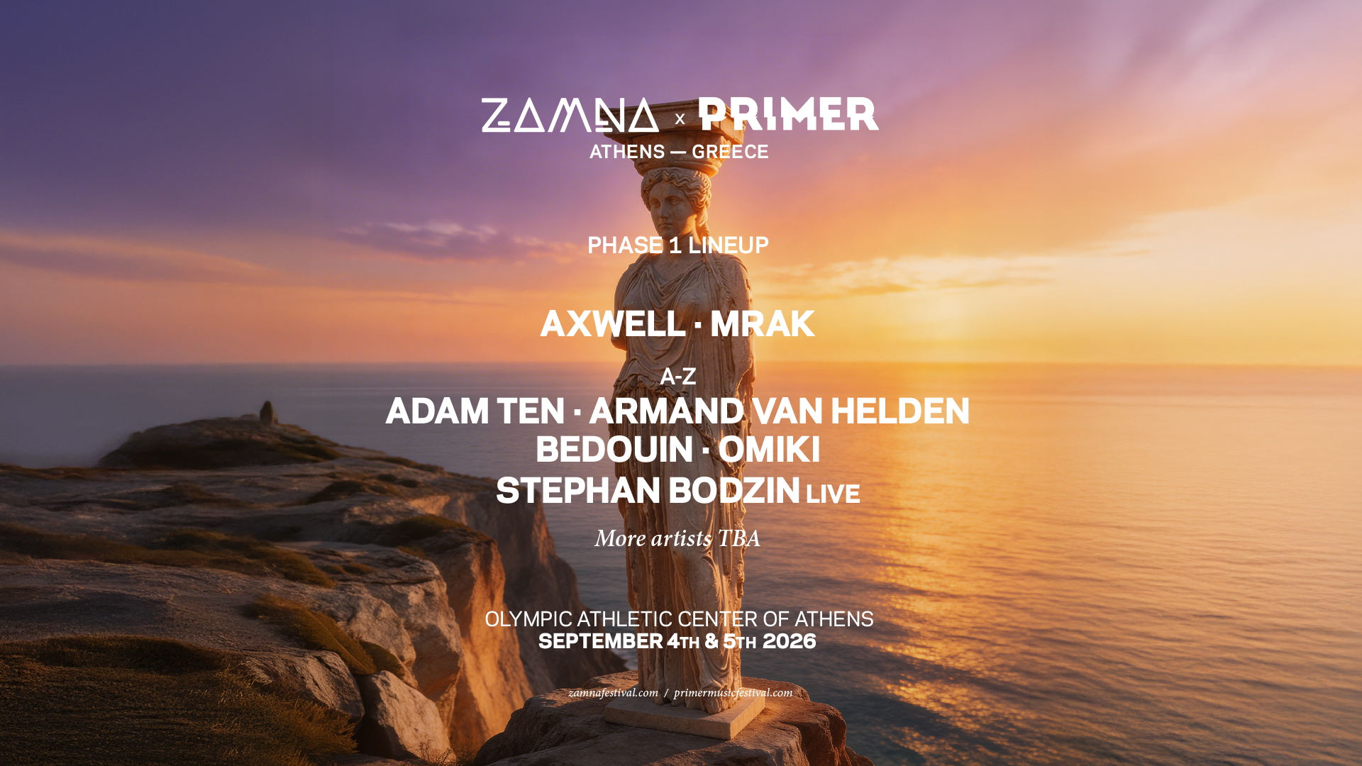 ZAMNA x PRIMER: First Lineup Release