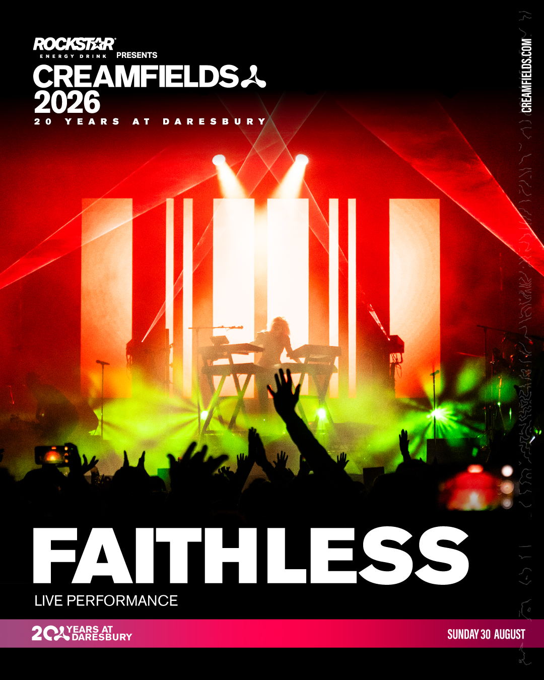 Creamfields 2026 - THE RETURN OF FAITHLESS LIVE 