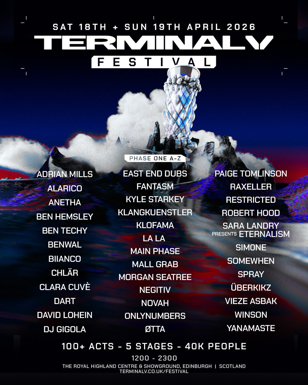 Terminal V Festival announces initial lineup for 2026 Scotland edition