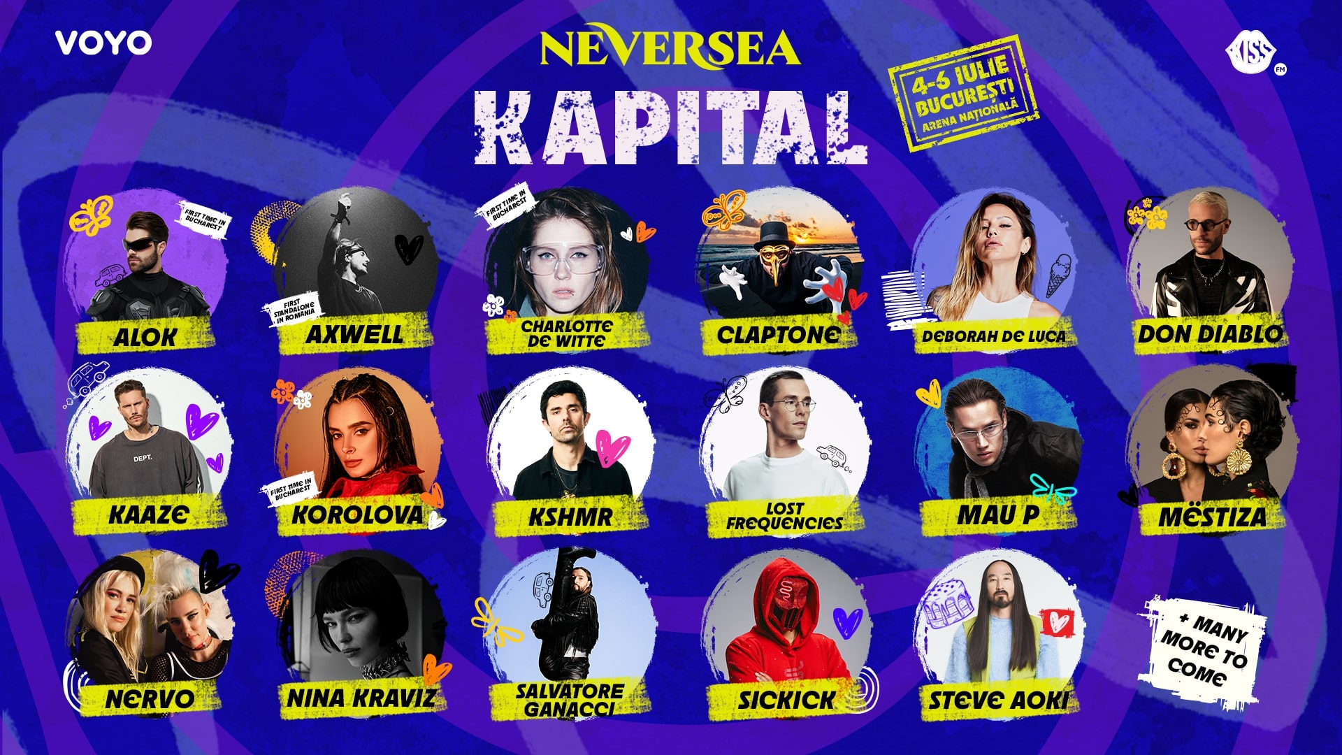 First Wave of Artists for Neversea Kapital