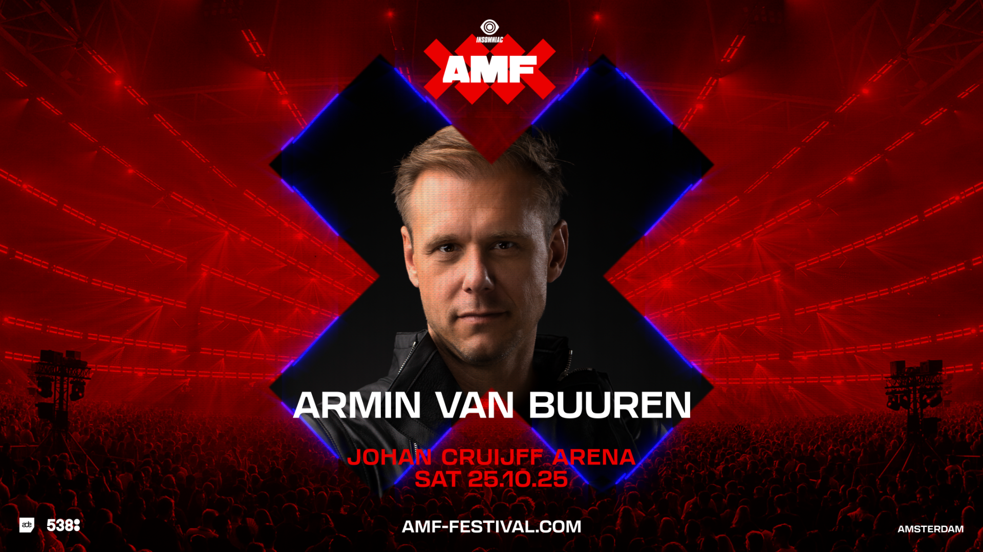 AMF Reveals First Headliner: Armin Van Buuren Returns To The Johan Cruijff Arena